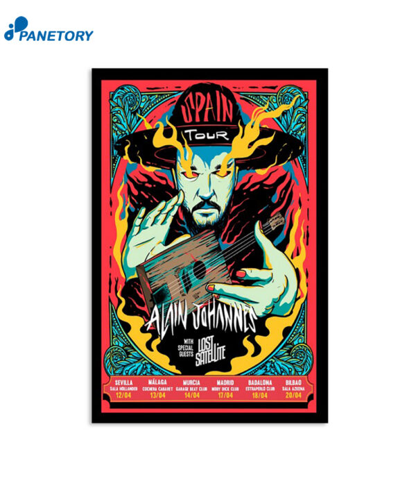 Alain Johannes 2024 Japan Tour Poster