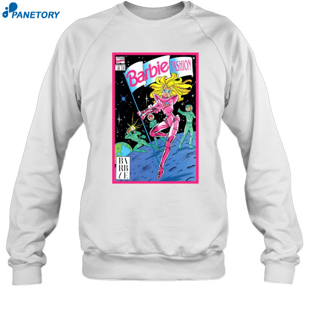 Barbie On Moon Landing Comic Book Shirt 6 Barbie On Moon Landing Comic Book Shirt 1