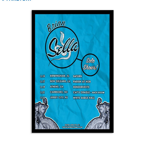Brian Sella Shows March 2024 Poster