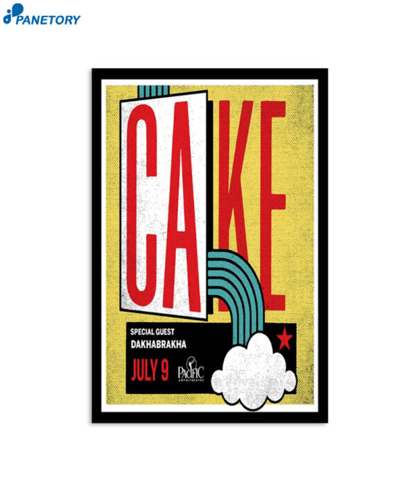 Cake With Dakhabrakha July 9 2024 Pacific Amphitheatre Poster