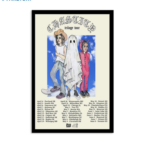 Chastity Trilogy Tour 2024 Poster