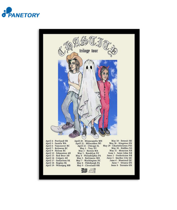 Chastity Trilogy Tour 2024 Poster