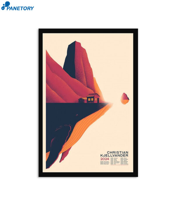 Christian Kjellvander 2024 March Tour Poster