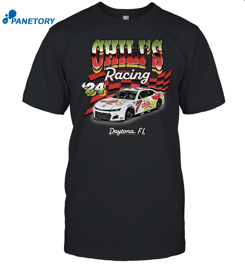 Corey Lajoie Chili's Racing '24 Daytona Fl Shirt 8 Corey Lajoie Chili's Racing '24 Daytona Fl Shirt