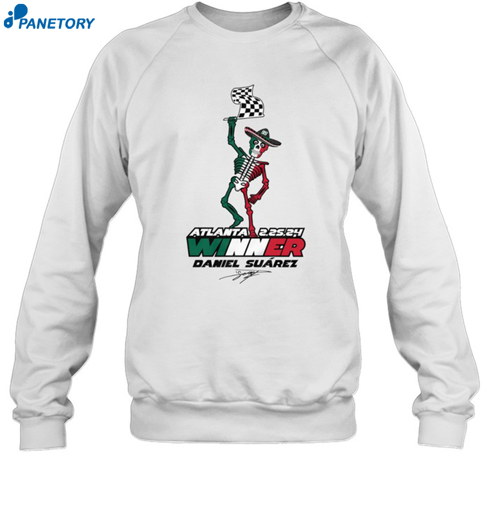 Daniel Suarez Atlanta Winner 2024 Shirt 6 Daniel Suarez Atlanta Winner 2024 Shirt 1
