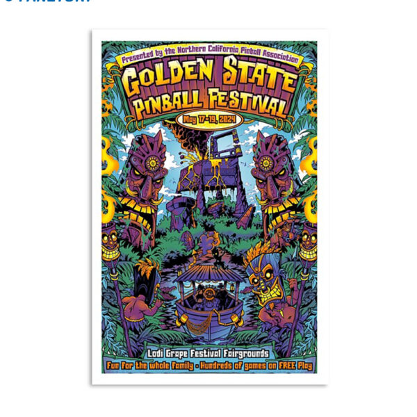 Golden State Pill Festival May 17-19 2024 Poster