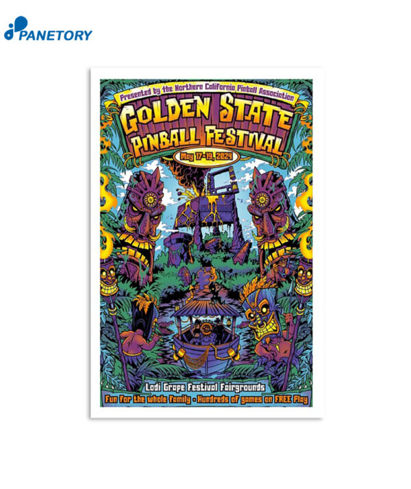 Golden State Pill Festival May 17-19 2024 Poster