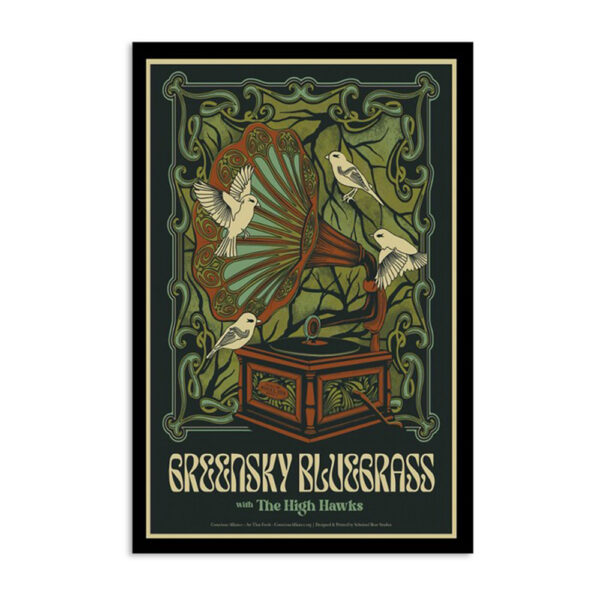 Greensky Bluegrass March 2 2024 The Salt Shed Chicago Il Poster