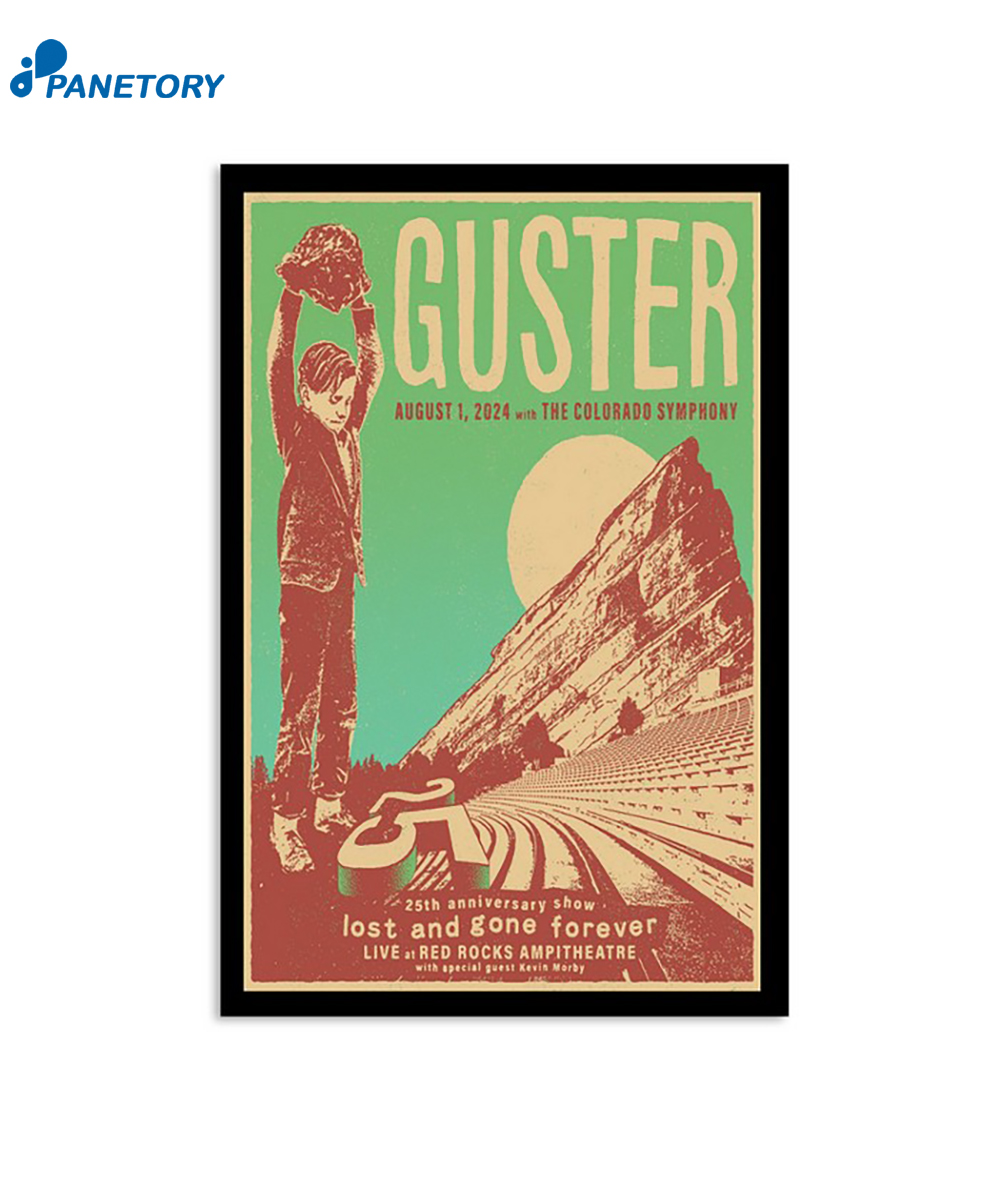 Guster Tour 2024 Red Rocks Amphitheatre Poster