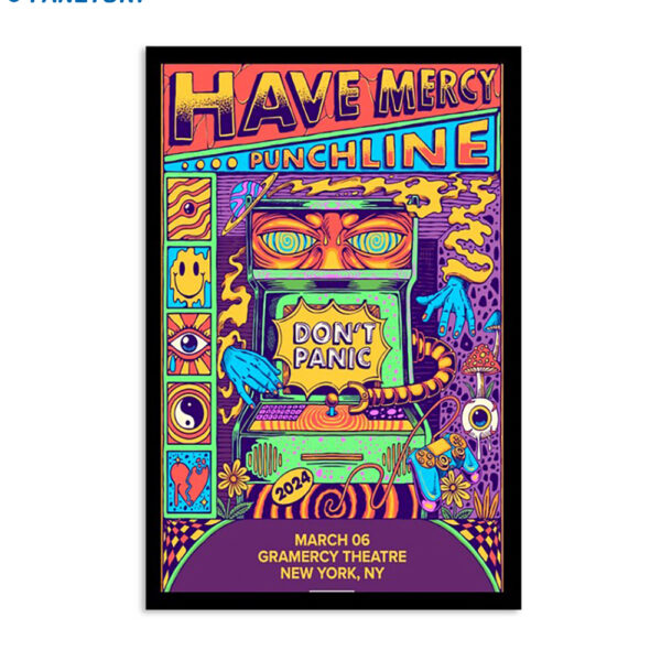 Have Mercy Tour New York Ny March 6 2024 Poster