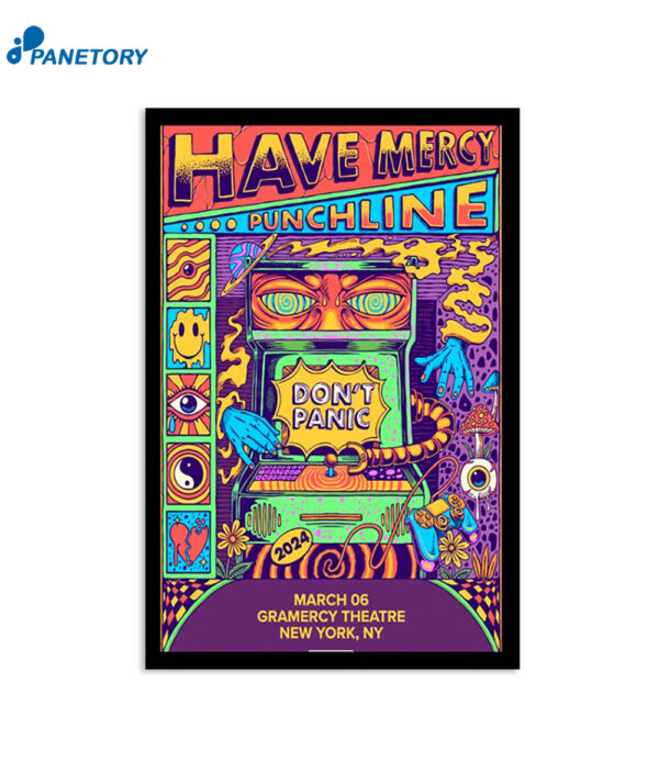 Have Mercy Tour New York Ny March 6 2024 Poster