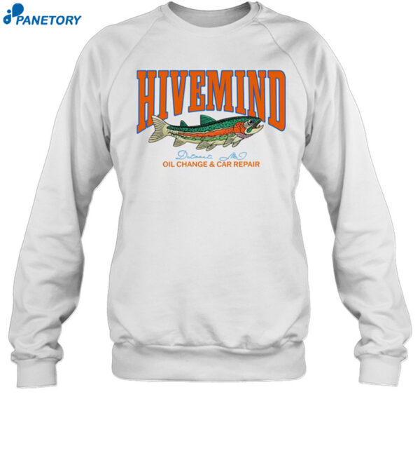 Hivemind French Terry Stitched Fish Shirt 1