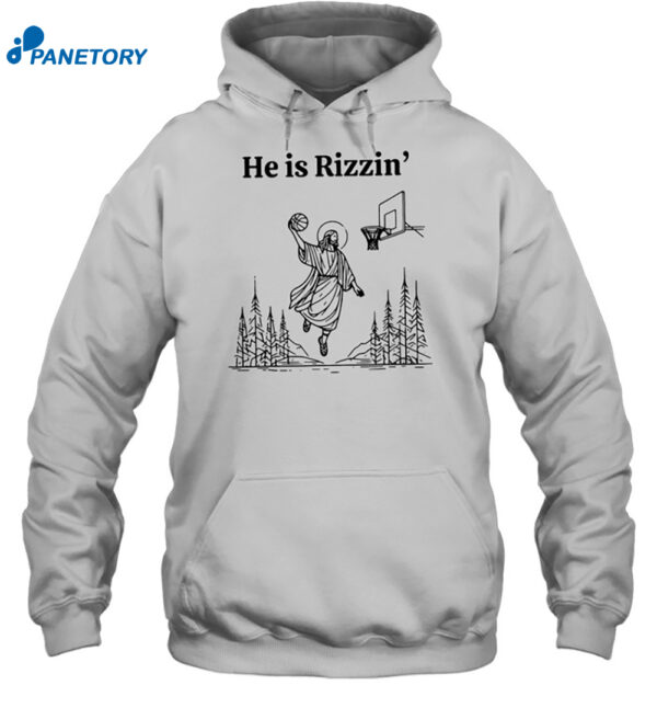 Jesus He Is Rizzen Basketball Shirt 2