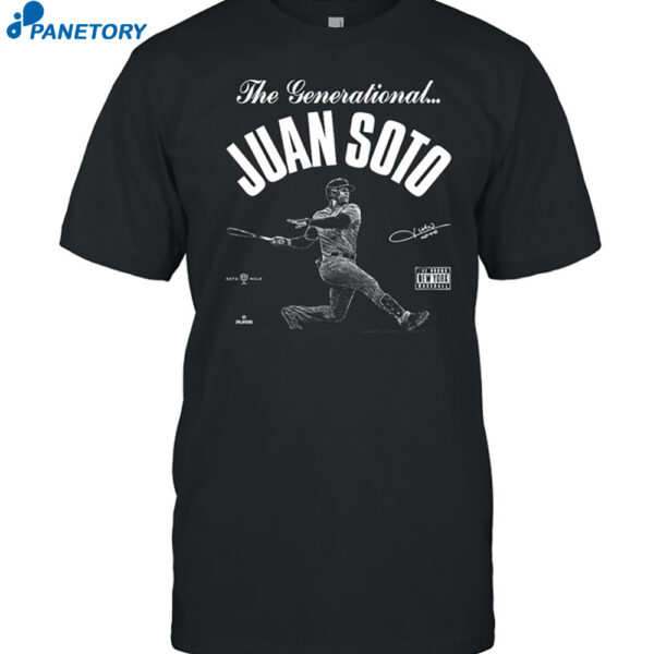 Juan Soto Wearing The Generational Juan Soto Shirt