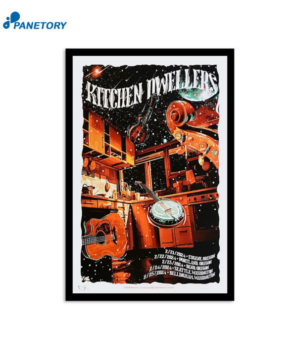 Kitchen Dwellers February 21-25 2024 Event Poster