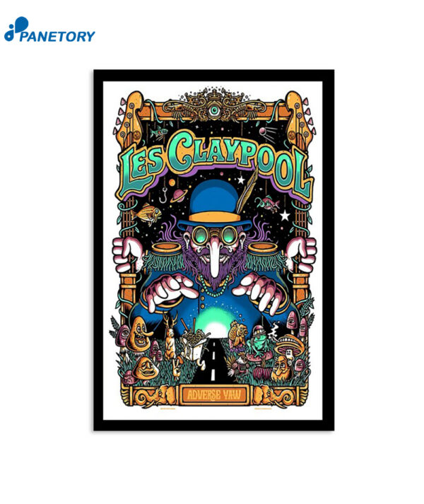Les Claypool’s Fearless Flying Frog Brigade Adverse Yaw The Prawn Song Years Poster