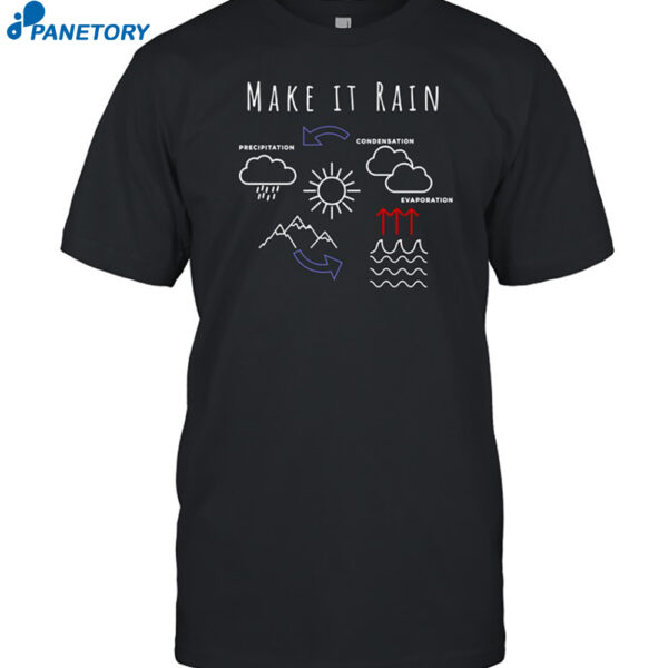Make It Rain Precipitation Evaporation Condensation Shirt