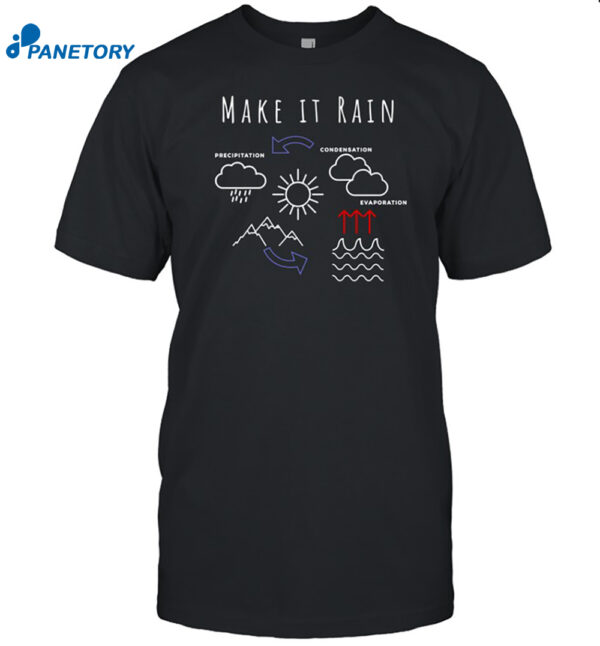Make It Rain Precipitation Evaporation Condensation Shirt