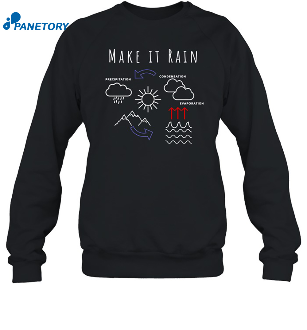 Make It Rain Precipitation Evaporation Condensation Shirt 6 Make It Rain Precipitation Evaporation Condensation Shirt 1