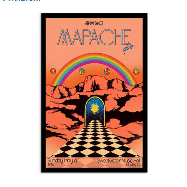 Mapache Sweetwater Music Hall Mill Valley Ca May 19 2024 Poster