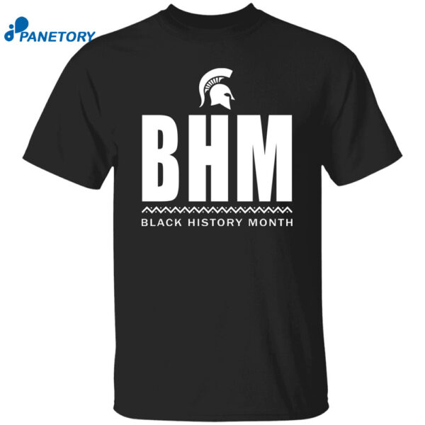 Michigan Basketball Bhm Black History Month Shirt