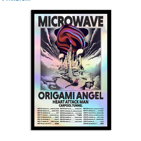 Microwave 2024 Tour Poster
