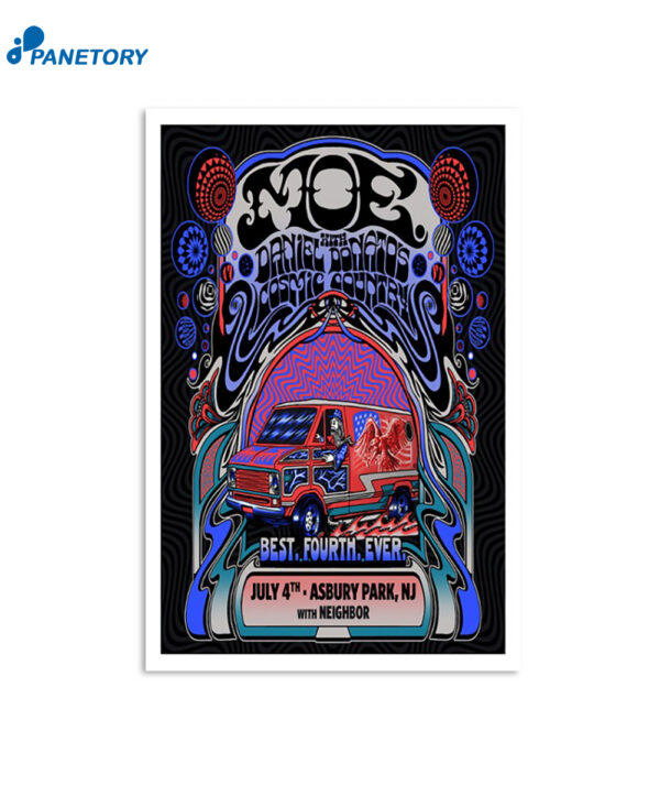 Moe With Neighbor Best Fourth Ever Asbury Park Nj July 4 2024 Poster