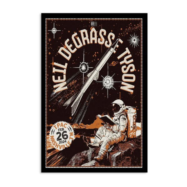 Neil Degrasse Tyson February 26 2024 Tennessee Performing Arts Center Poster