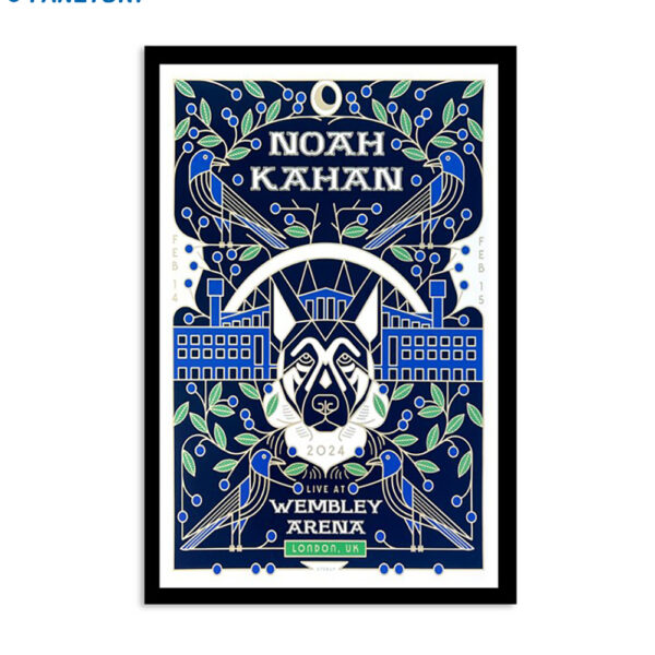 Noah Kahan London Uk February 14-15 2024 Tour Poster