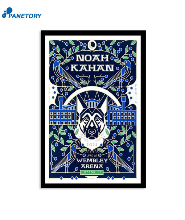 Noah Kahan London Uk February 14-15 2024 Tour Poster