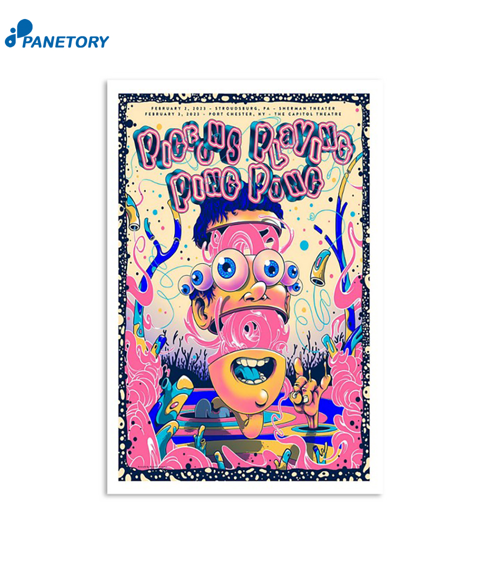 Pigeons Playing Ping Pong Feb 2 2024 Stroudsburg Pa Poster 2 Pigeons Playing Ping Pong Feb 2 2024 Stroudsburg Pa Poster