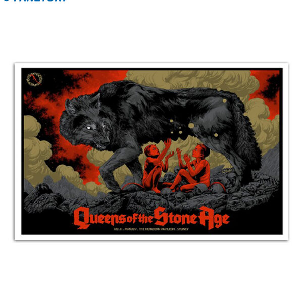 Queens Of The Stone Age Tour 2024 Hordern Pavilion Poster