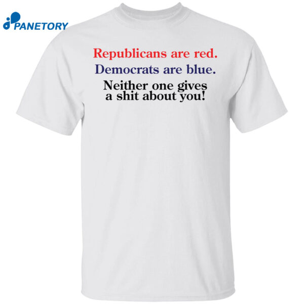 Republicans Are Red Democrats Are Blue Shirt