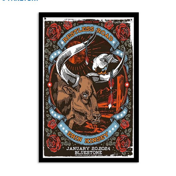 Restless Road The Bluestone Columbus Oh Jan 20 2024 Poster