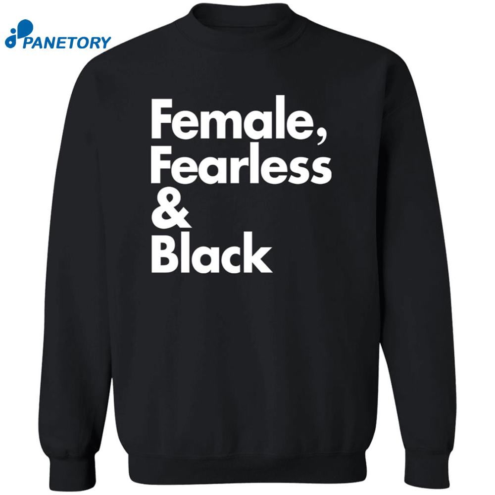 Sheryl Swoopes Female Fearless And Black Shirt 6 Sheryl Swoopes Female Fearless And Black Shirt 2