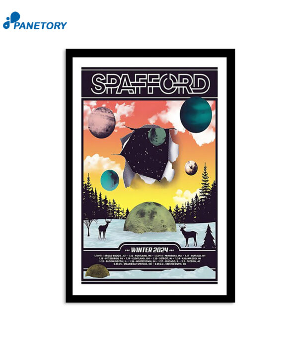 Spafford Winter Tour 2024 Poster