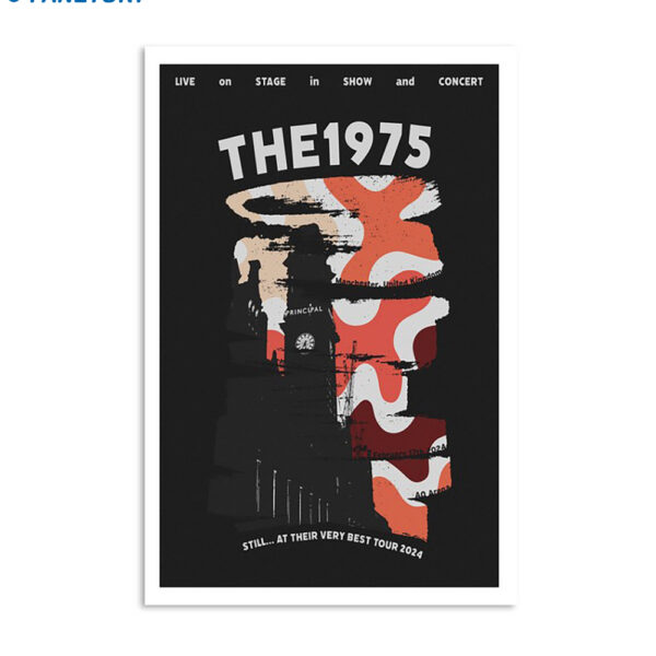 The 1975 February 17 2024 Ao Arena Manchester Uk Poster