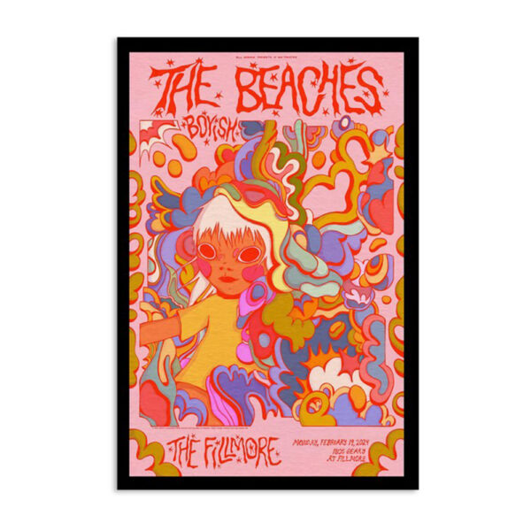 The Beaches Feb 19 2024 San Francisco Ca Poster