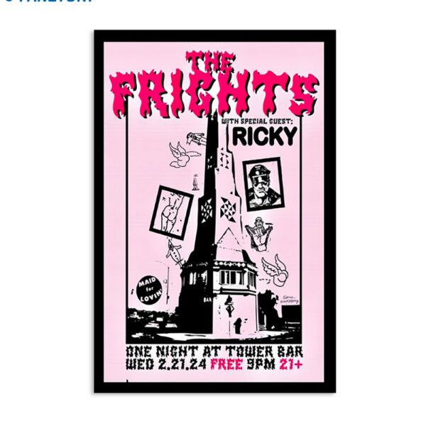 The Frights Tower Bar San Diego Ca Feb 21 2024 Poster