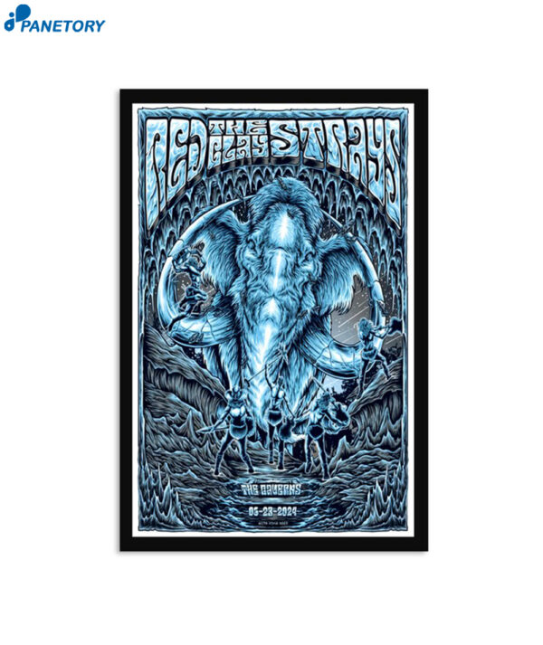 The Red Clay Strays June 23 2024 The Caverns Pelham Tn Poster