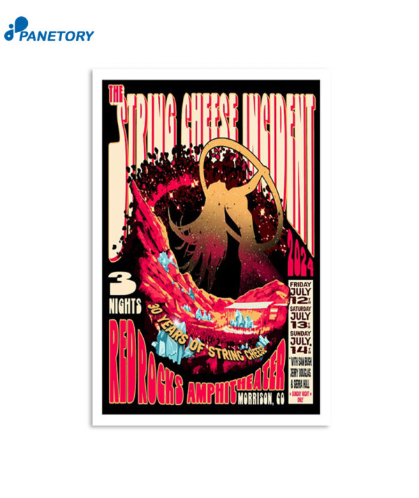The String Cheese Incident July 12-14 2024 Steve Poltz Tour Poster