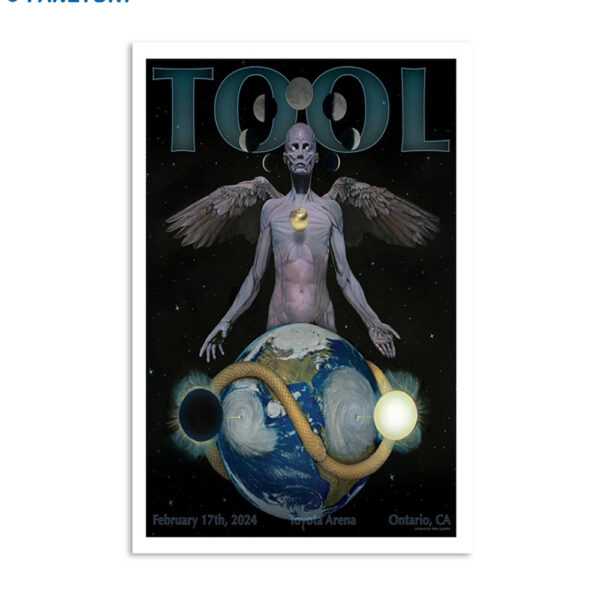 Tool February 17 2024 Toyota Arena Ontario Ca Poster