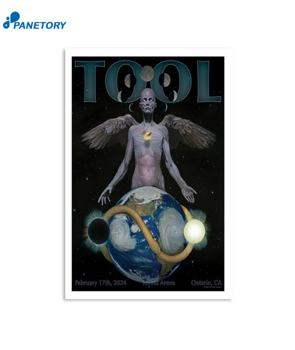 Tool February 17 2024 Toyota Arena Ontario Ca Poster