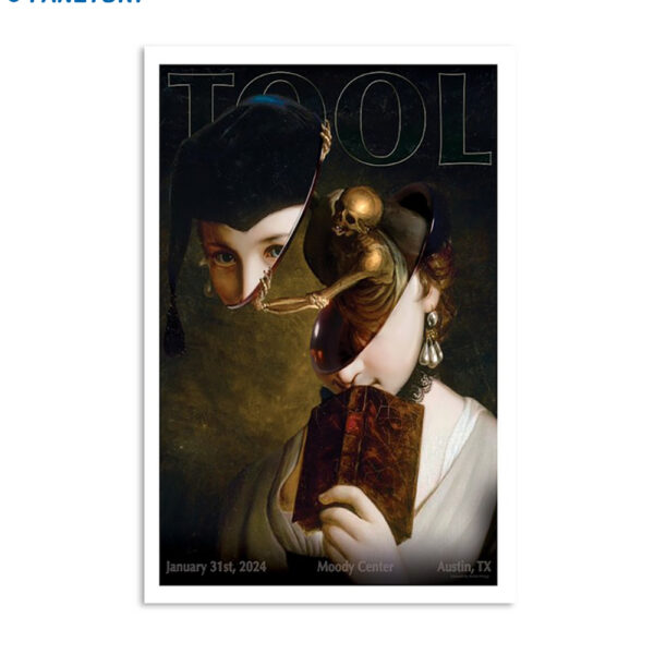 Tool Moody Center Austin Tx Jan 31 2024 Poster