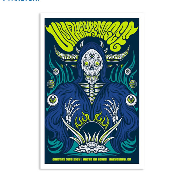 Umphrey’s Mcgee House Of Blues Cleveland Oh Jan 31 2024 Poster
