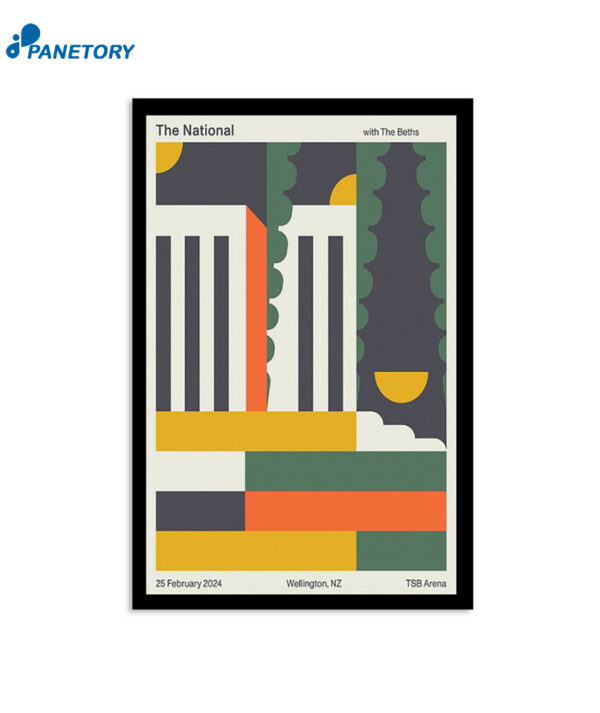 Wellington Nz The National Tsb Arena February 25 Poster