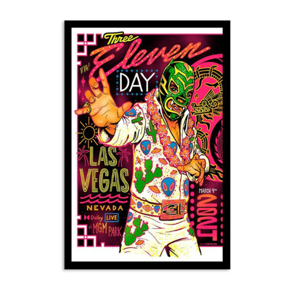 311 Park Mgm Las Vegas Nv March 9 2024 Poster