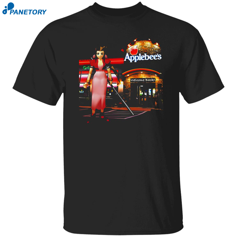 Advent Children My Aerith Applebee's Welcome Back Shirt 8 Advent Children My Aerith Applebee’s Welcome Back Shirt