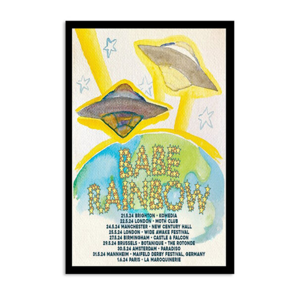 Babe Rainbow May Shows 2024 Poster