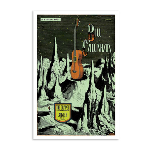 Bill Callahan The Chapel San Francisco Ca March 23 & 24 Poster